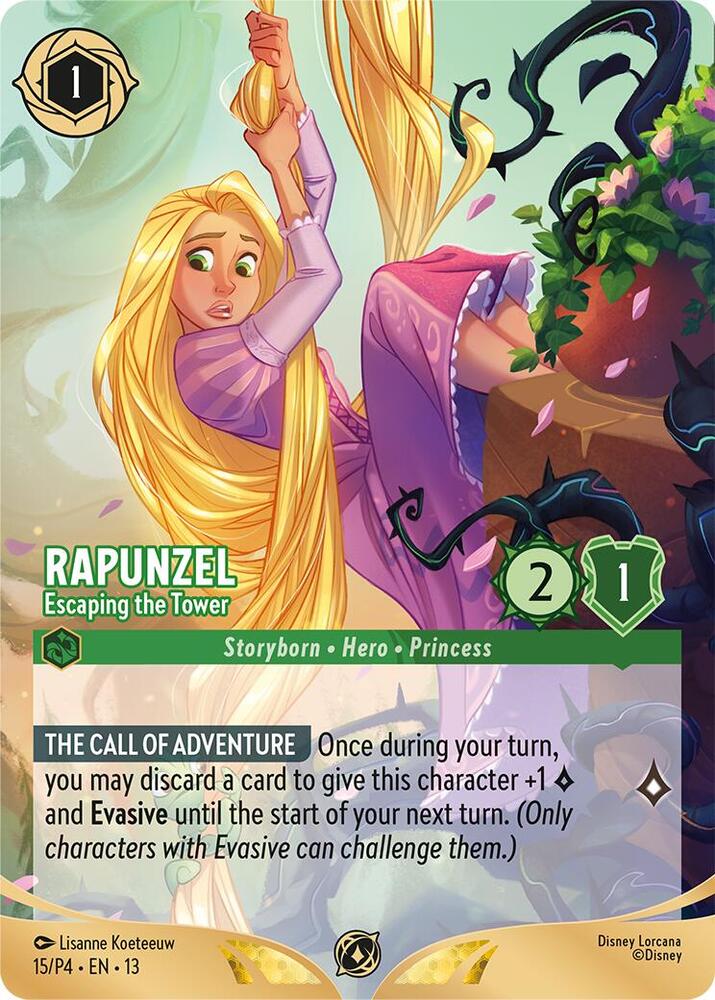 Rapunzel - Escaping the Tower (Store Championship Participant) card image