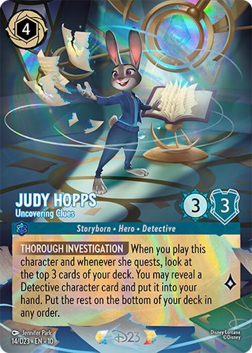 Judy Hopps - Uncovering Clues card image