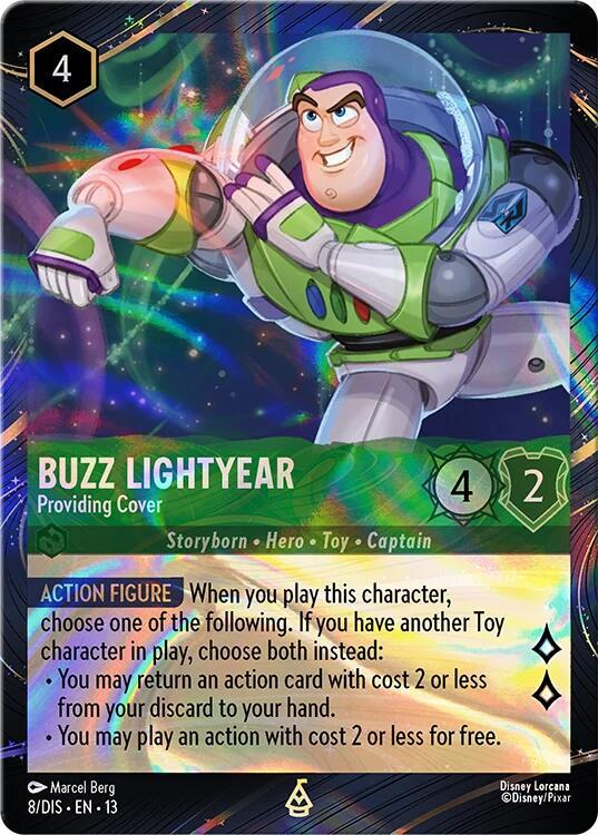 Buzz Lightyear - Providing Cover (Magical Places Promo) card image
