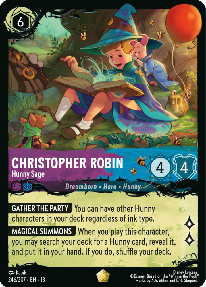 Christopher Robin - Hunny Sage card image