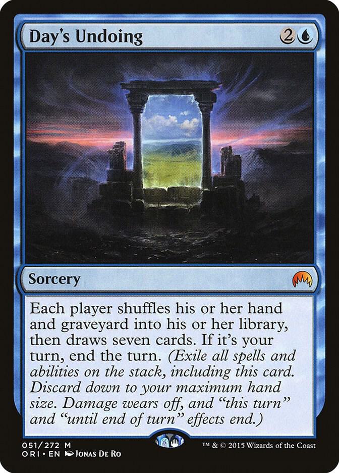 Day's Undoing card image