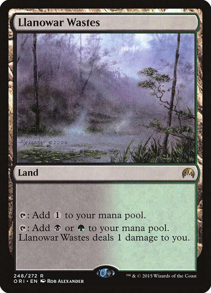 Llanowar Wastes card image