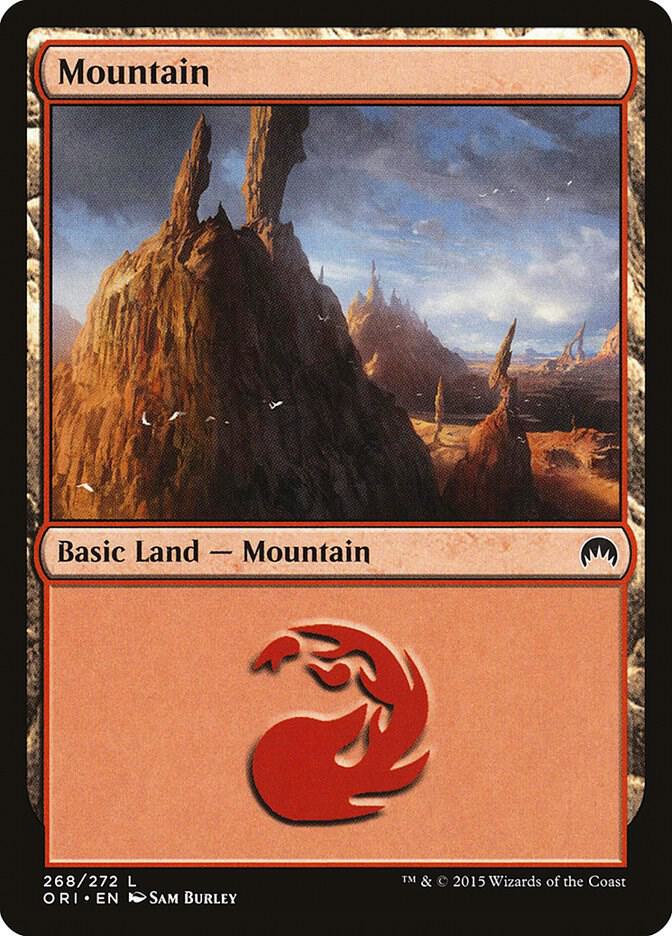 Mountain (268) card image