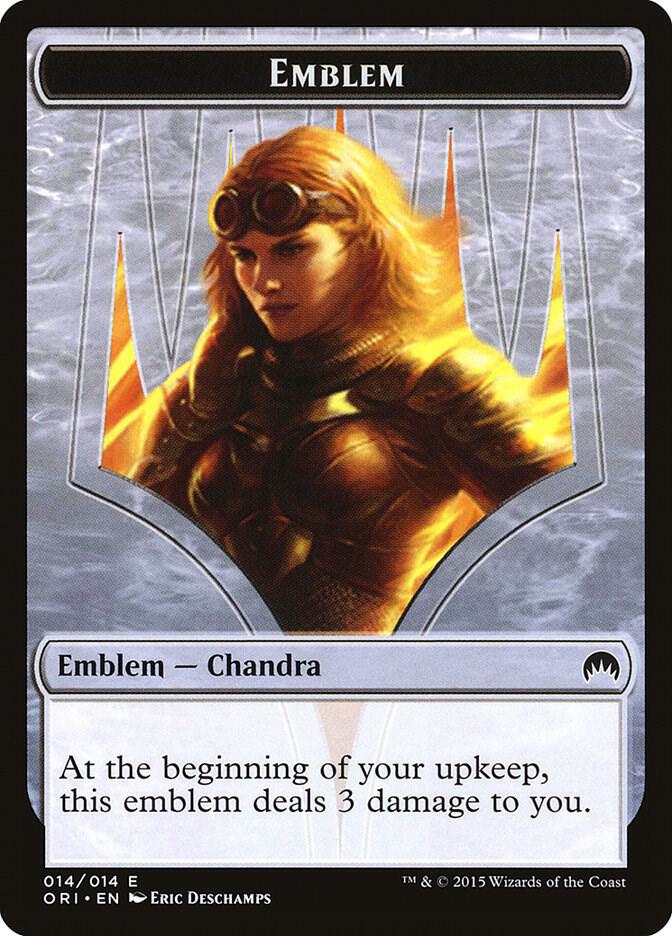 Emblem - Chandra, Roaring Flame card image