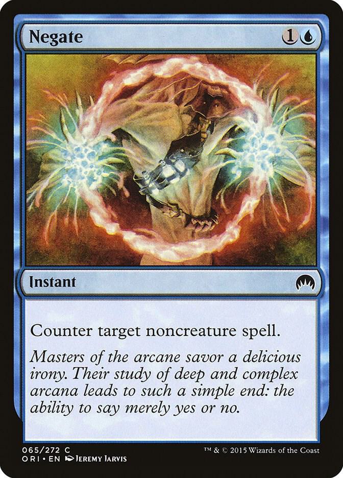 Negate card image