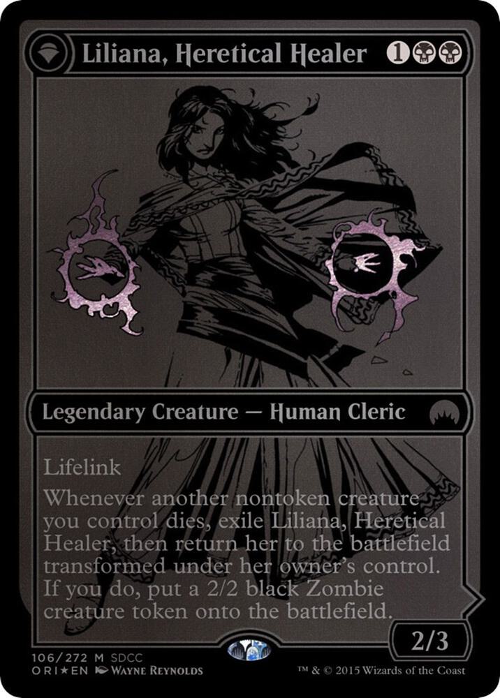 Liliana, Heretical Healer (SDCC 2015 Exclusive) card image