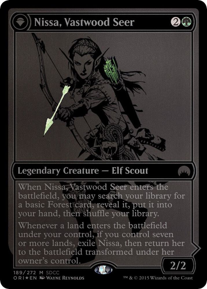 Nissa, Vastwood Seer (SDCC 2015 Exclusive) card image