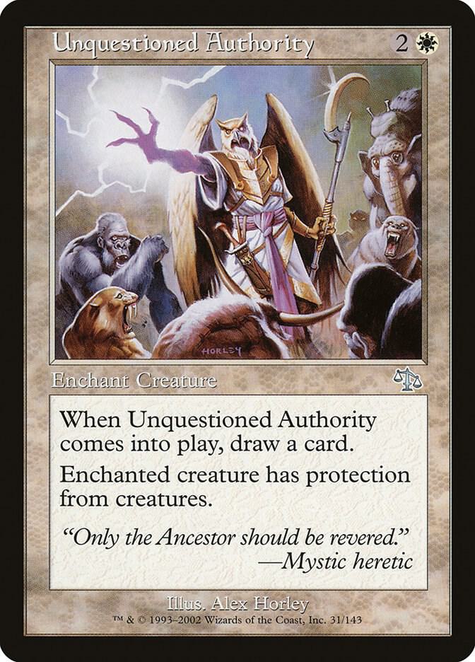 Unquestioned Authority card image