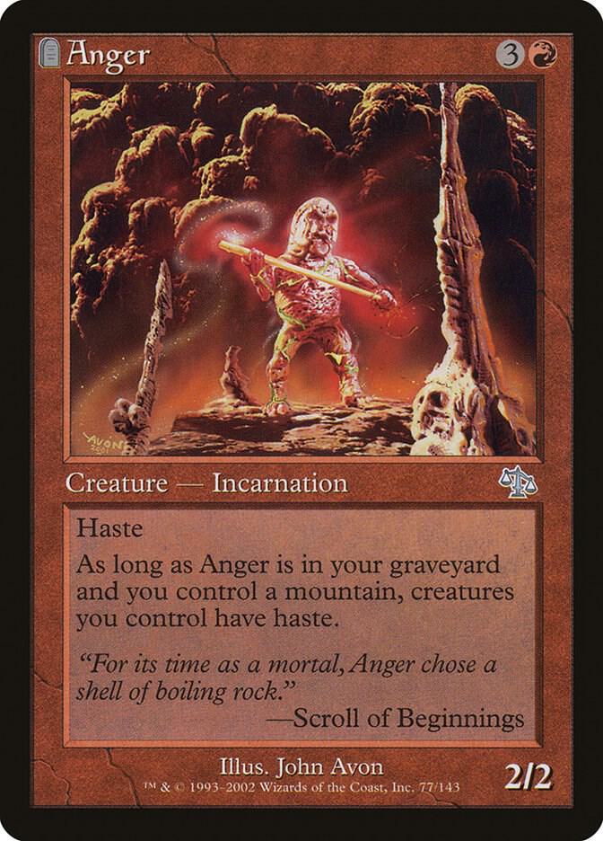Anger card image