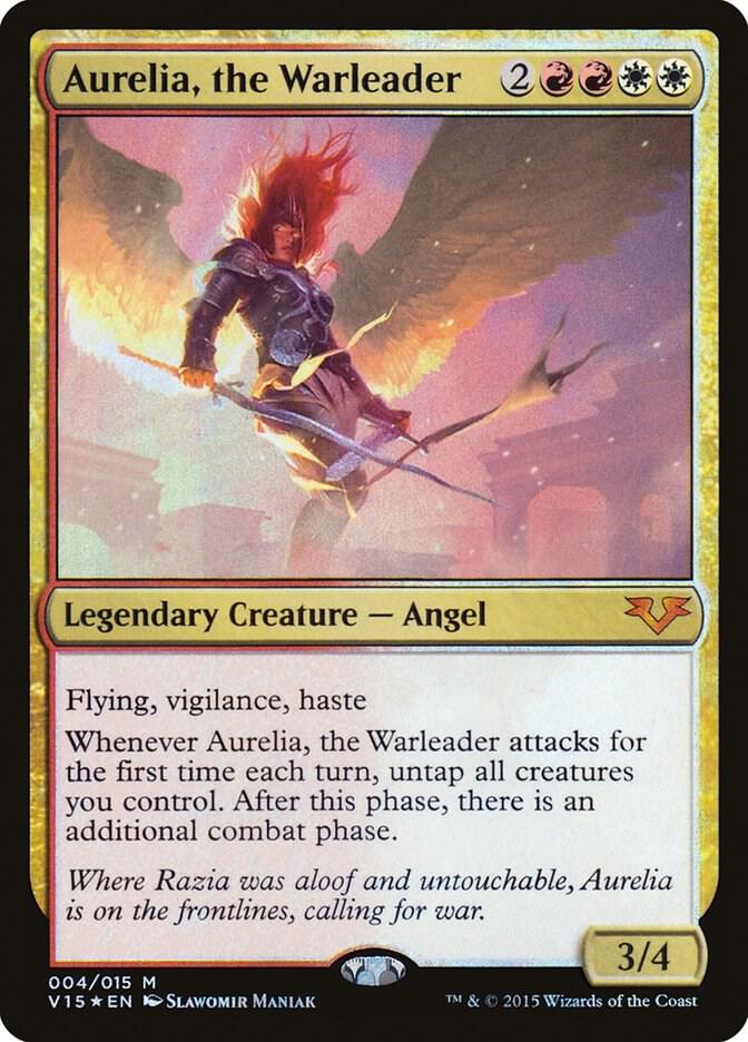 Aurelia, the Warleader card image