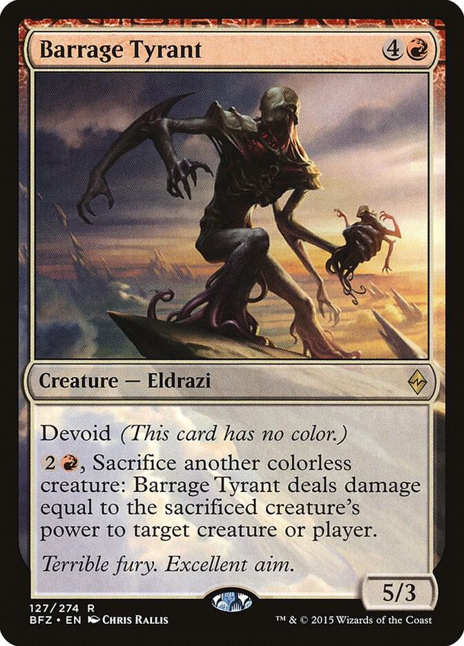 Barrage Tyrant card image