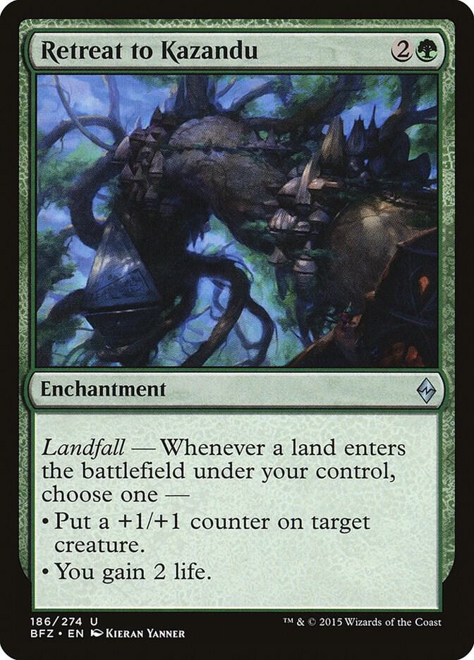 Retreat to Kazandu card image