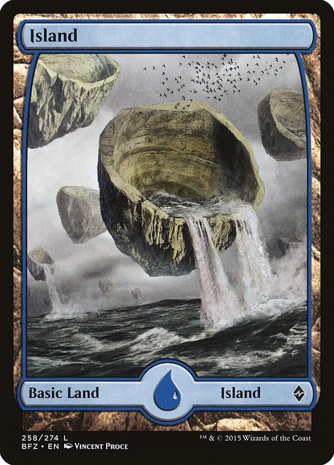 Island (258) - Full Art card image