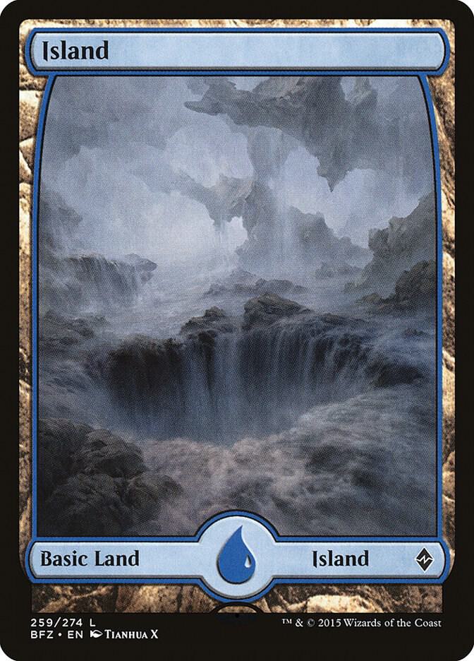 Island (259) - Full Art card image