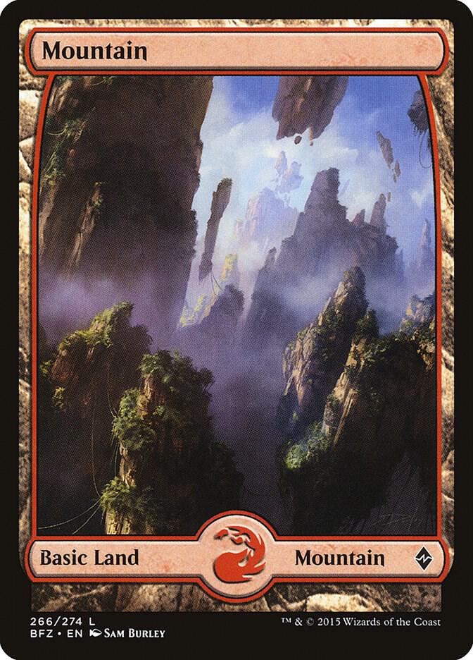 Mountain (266) - Full Art card image
