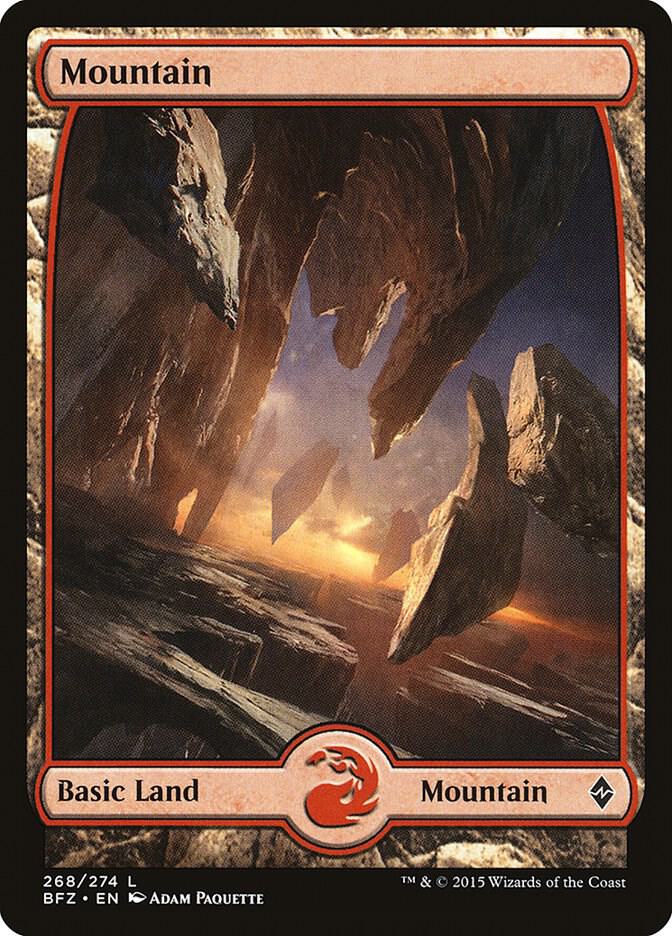Mountain (268) - Full Art card image