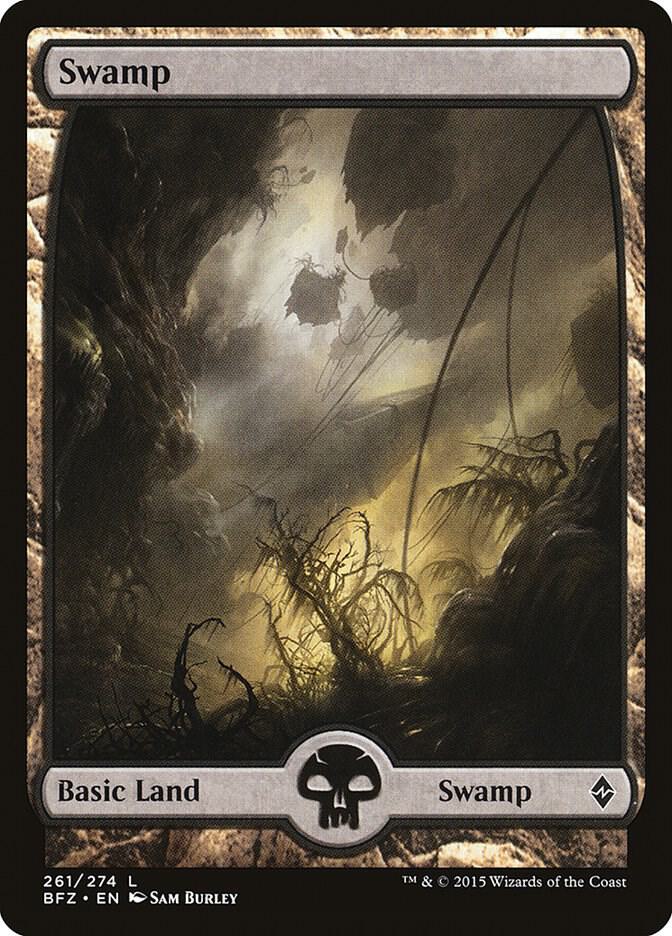 Swamp (261) - Full Art card image