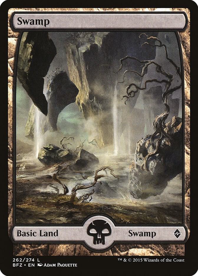 Swamp (262) - Full Art card image