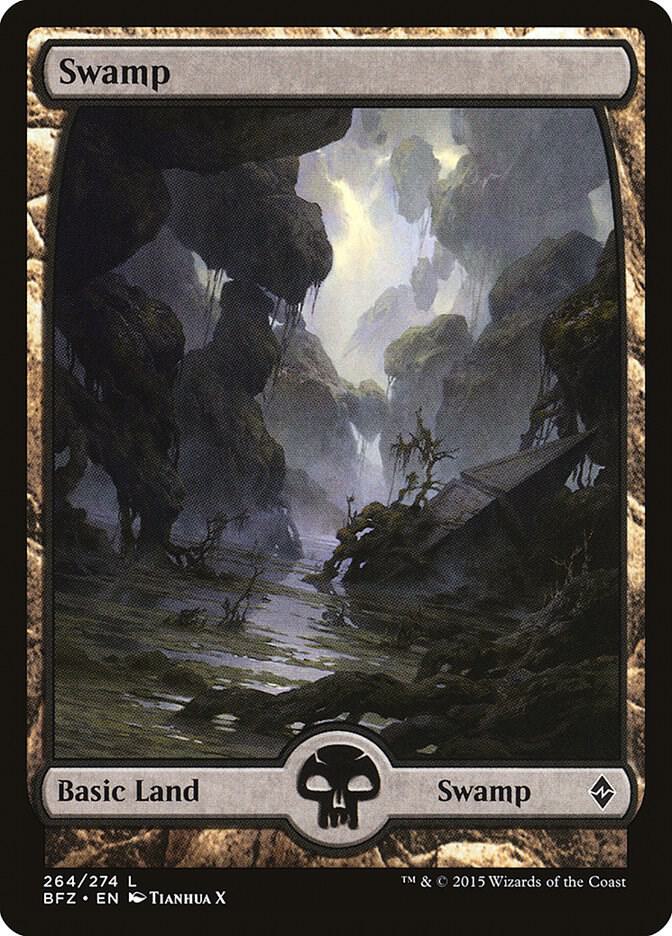 Swamp (264) - Full Art card image