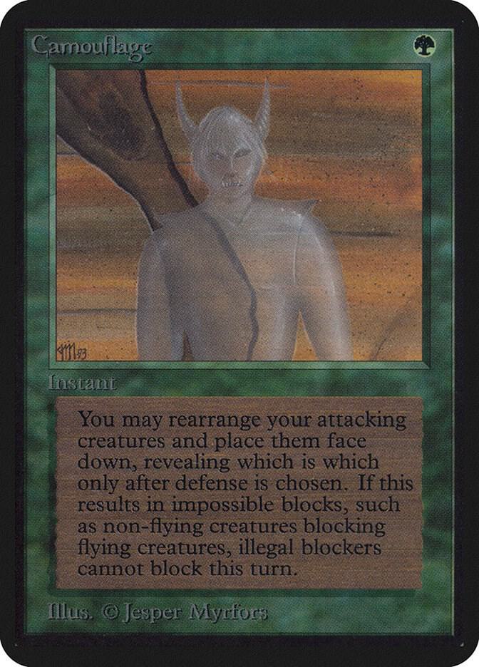 Camouflage card image