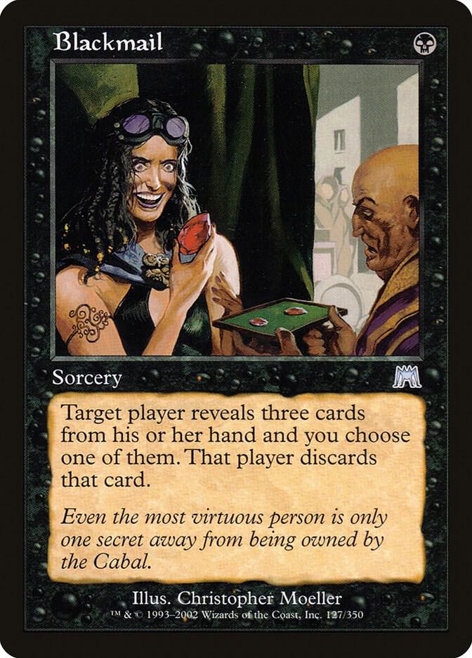 Blackmail card image