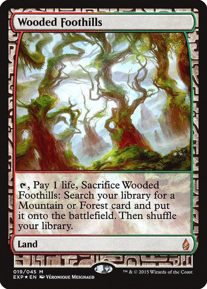 Wooded Foothills card image