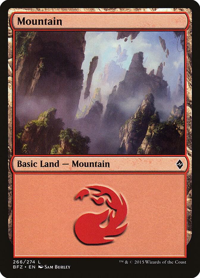 Mountain (266) card image