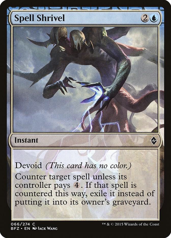 Spell Shrivel card image