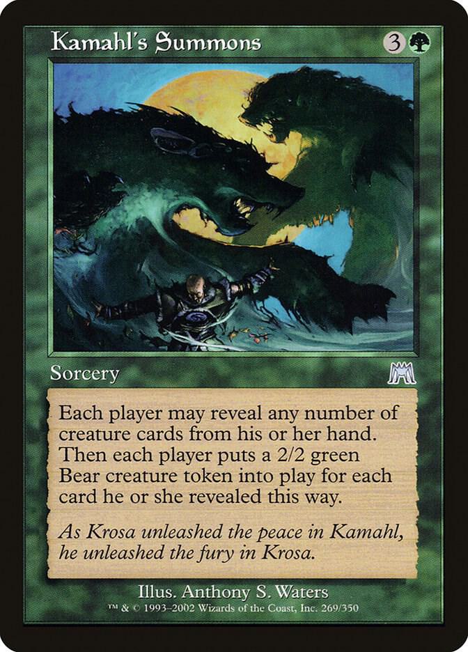 Kamahl's Summons card image