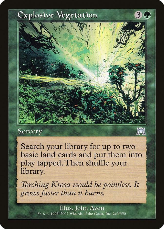 Explosive Vegetation card image