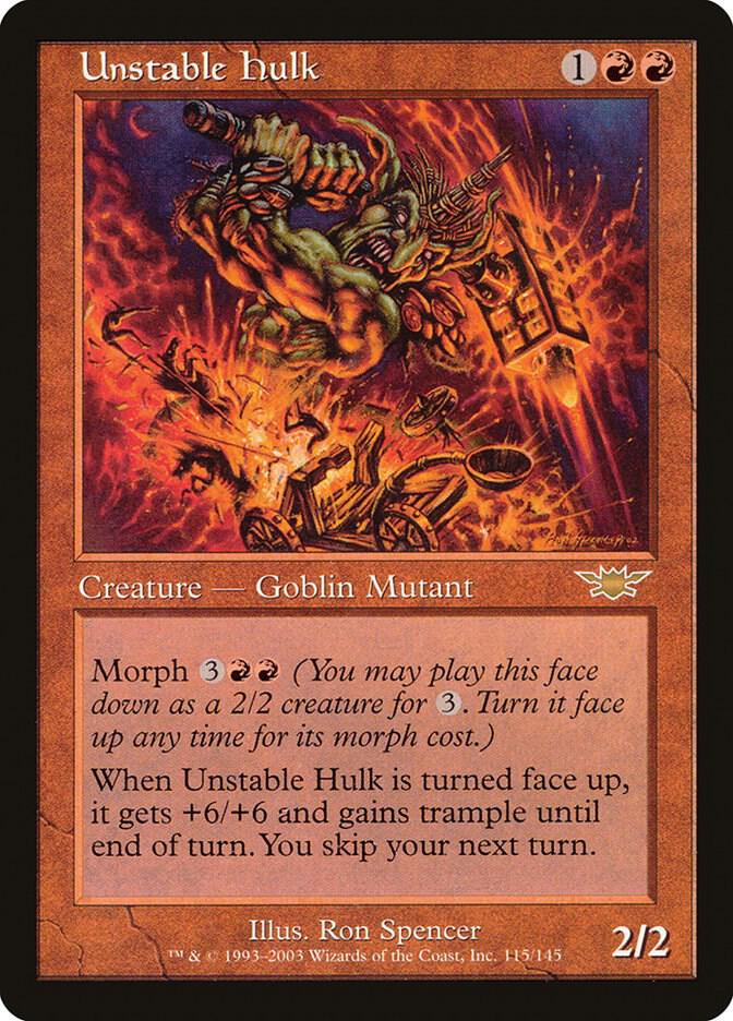 Unstable Hulk card image