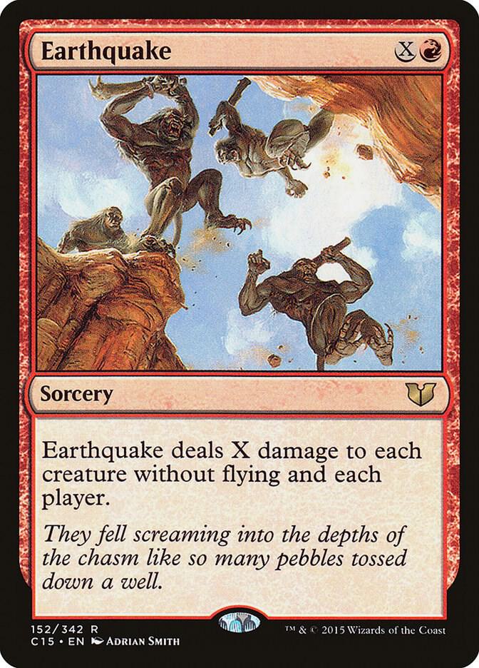 Earthquake card image