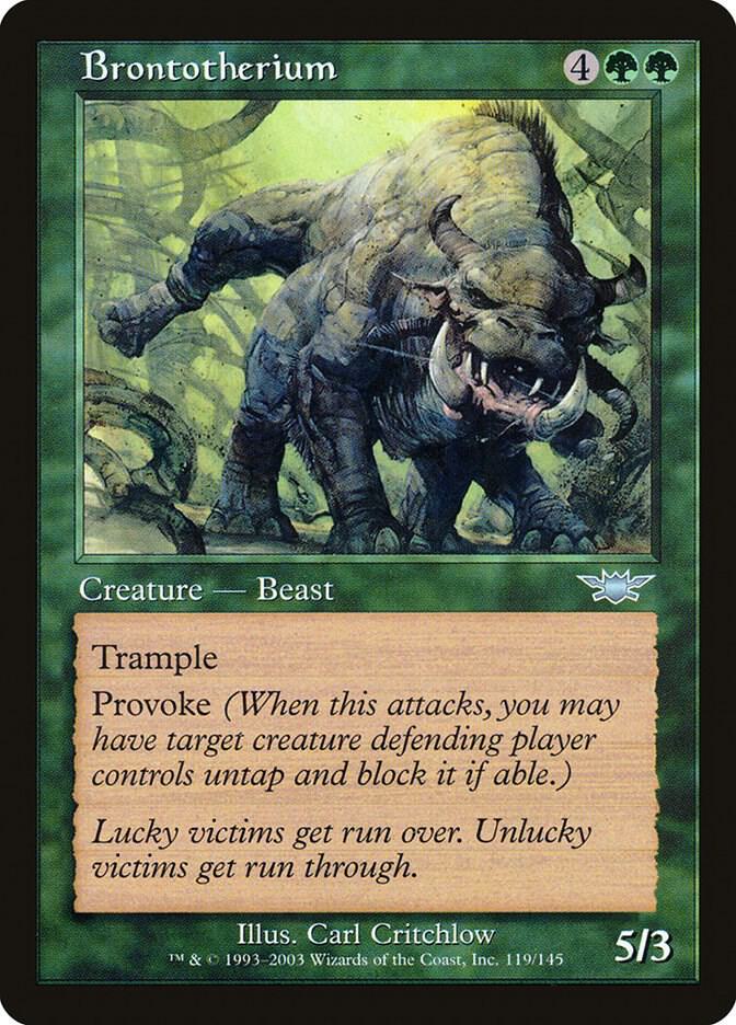 Brontotherium card image