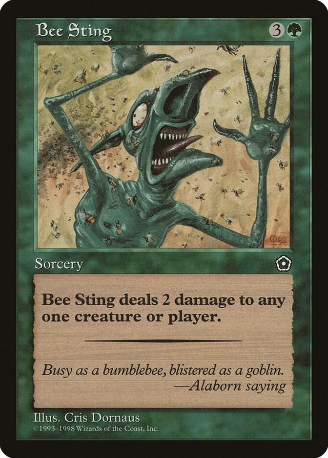 Bee Sting card image