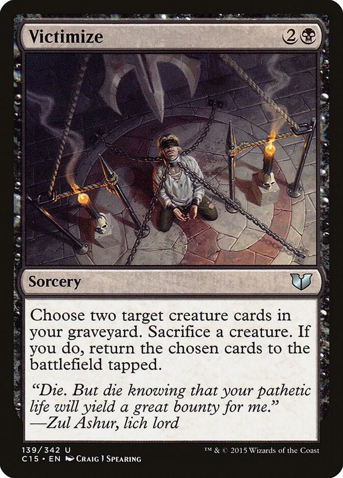 Victimize card image