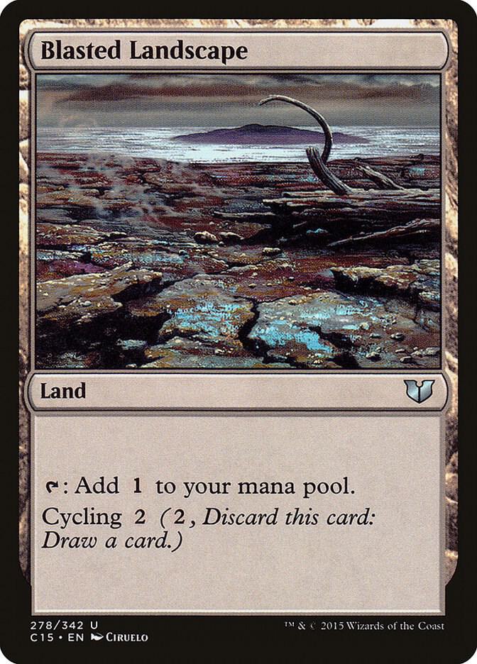 Blasted Landscape card image
