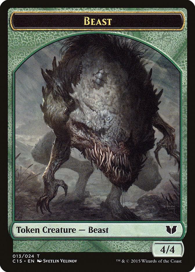 Beast // Snake (017) Double-Sided Token card image