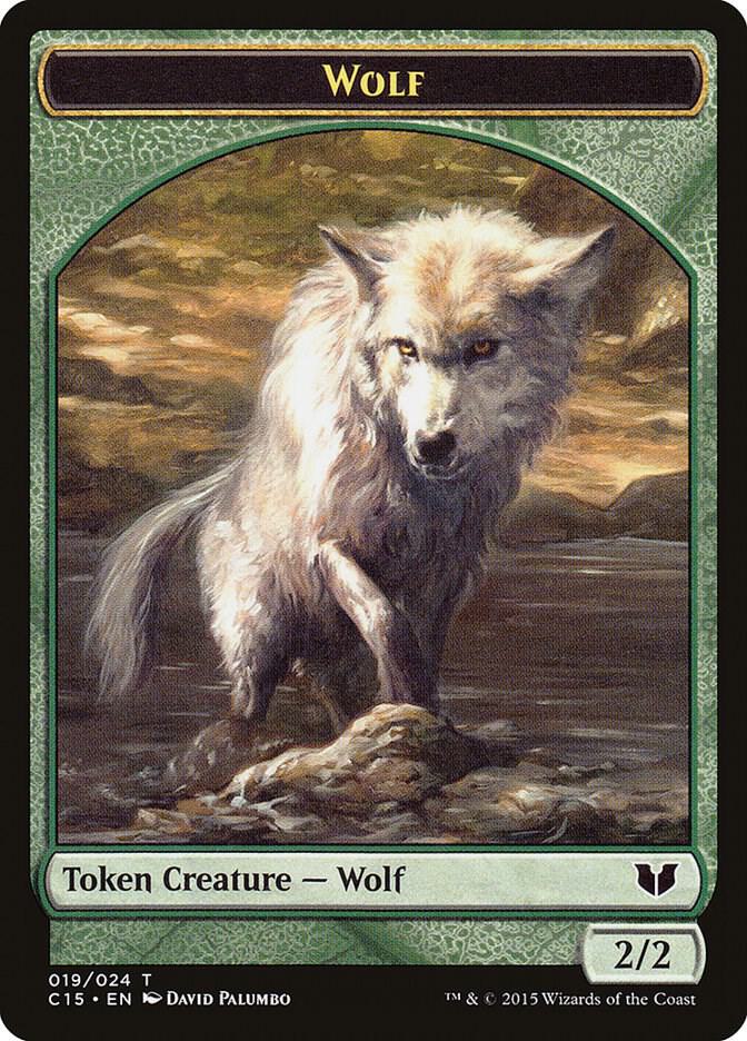 Wolf // Zombie Double-Sided Token card image