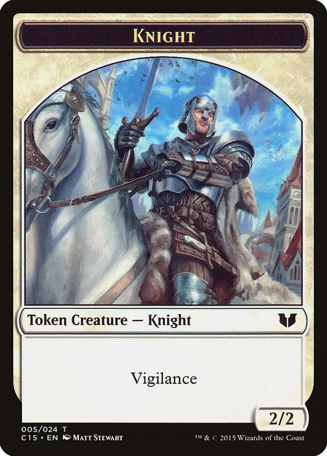 Knight (005) // Spirit (023) Double-Sided Token card image