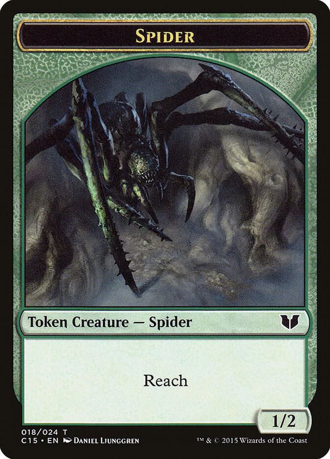 Spider // Wolf Double-Sided Token card image