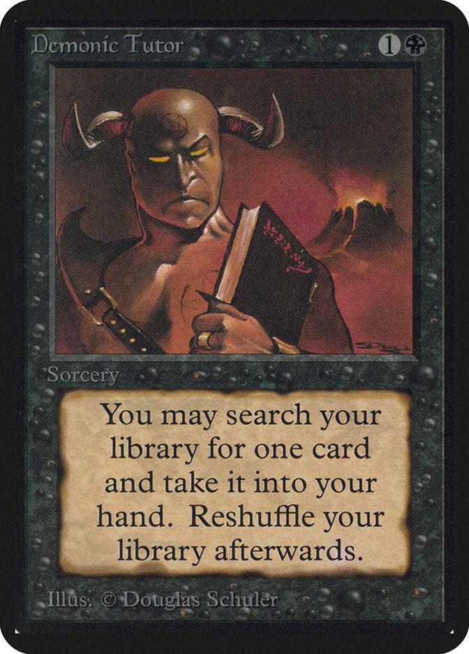 Demonic Tutor card image