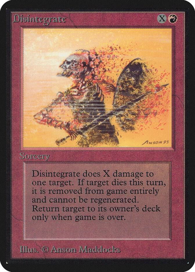 Disintegrate card image