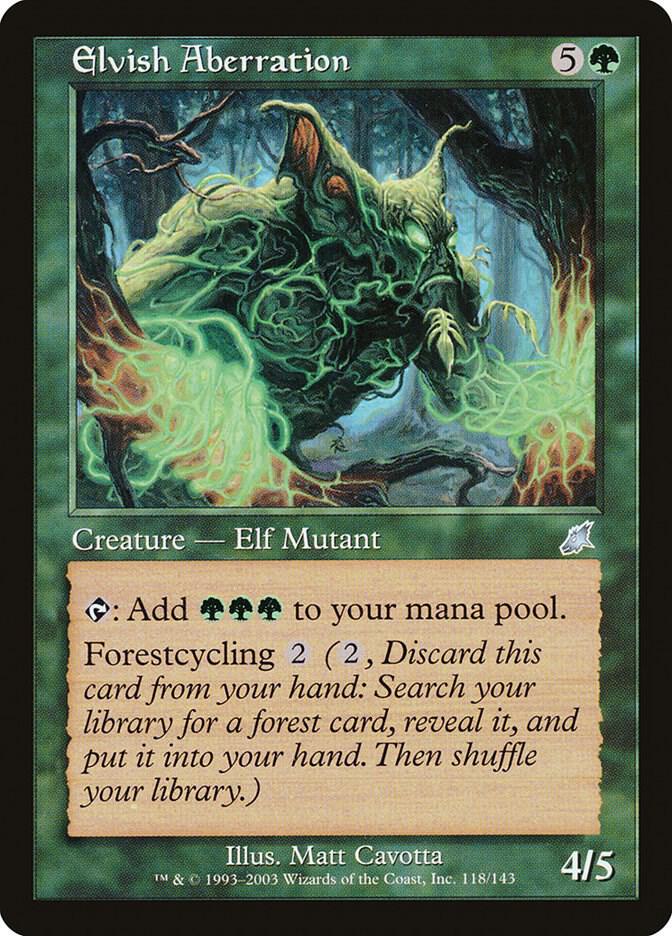 Elvish Aberration card image