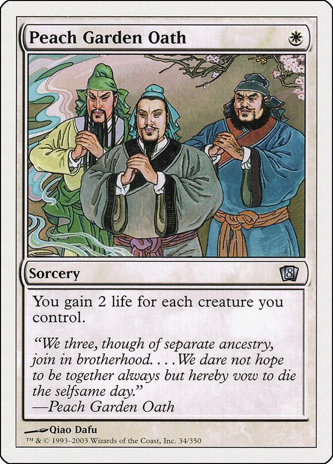Peach Garden Oath card image