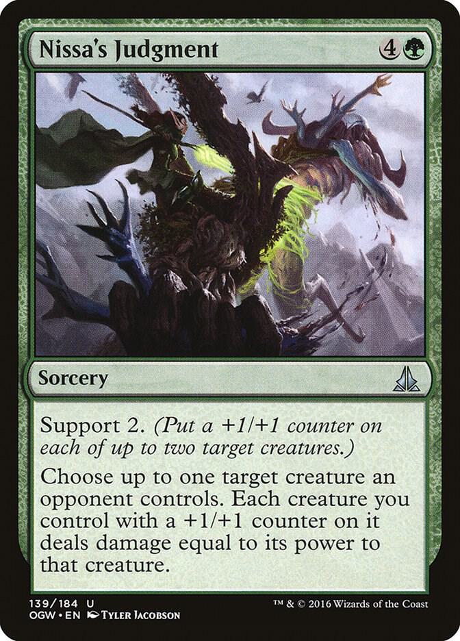 Nissa's Judgment card image