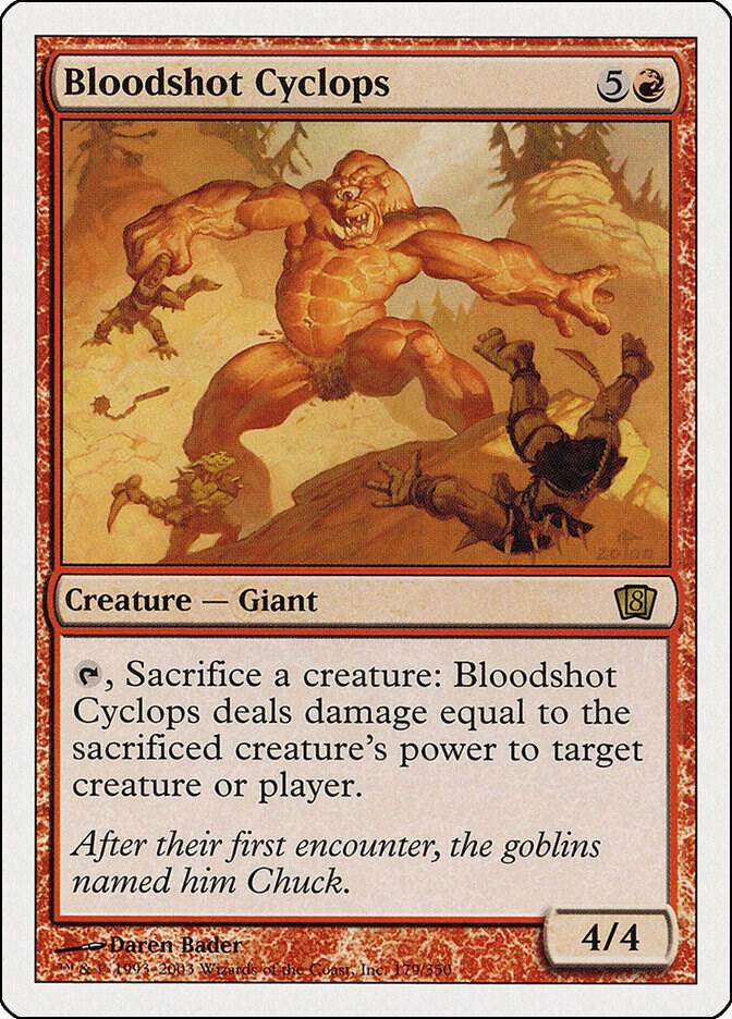 Bloodshot Cyclops card image