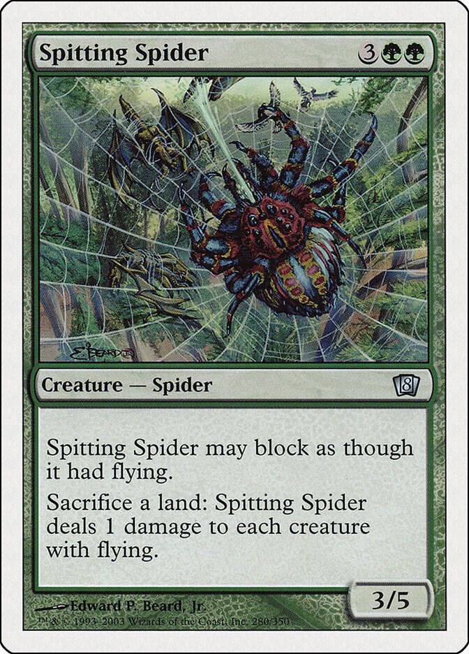 Spitting Spider card image