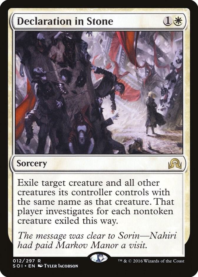Declaration in Stone card image