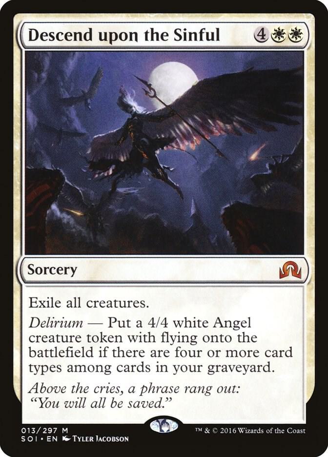 Descend upon the Sinful card image