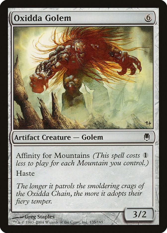 Oxidda Golem card image